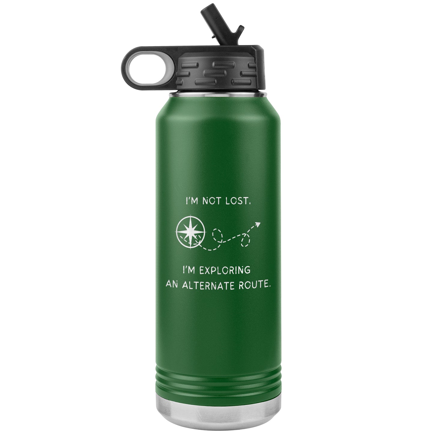 Exploring 32 oz Insulated Water Bottle