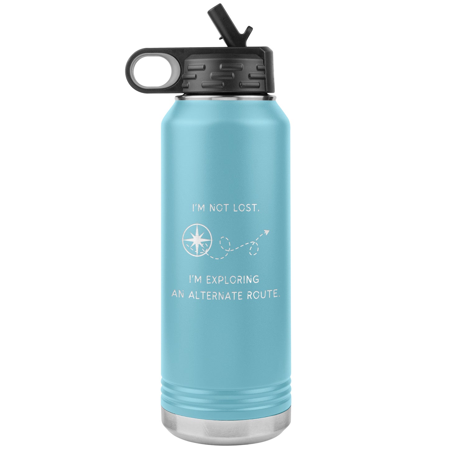 Exploring 32 oz Insulated Water Bottle