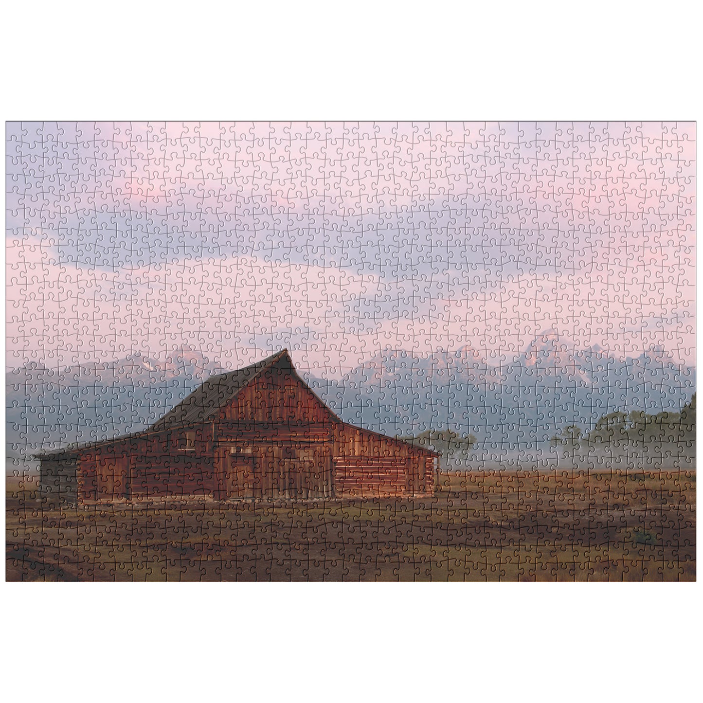 Mormon Barn - 1014 pc jigsaw puzzle