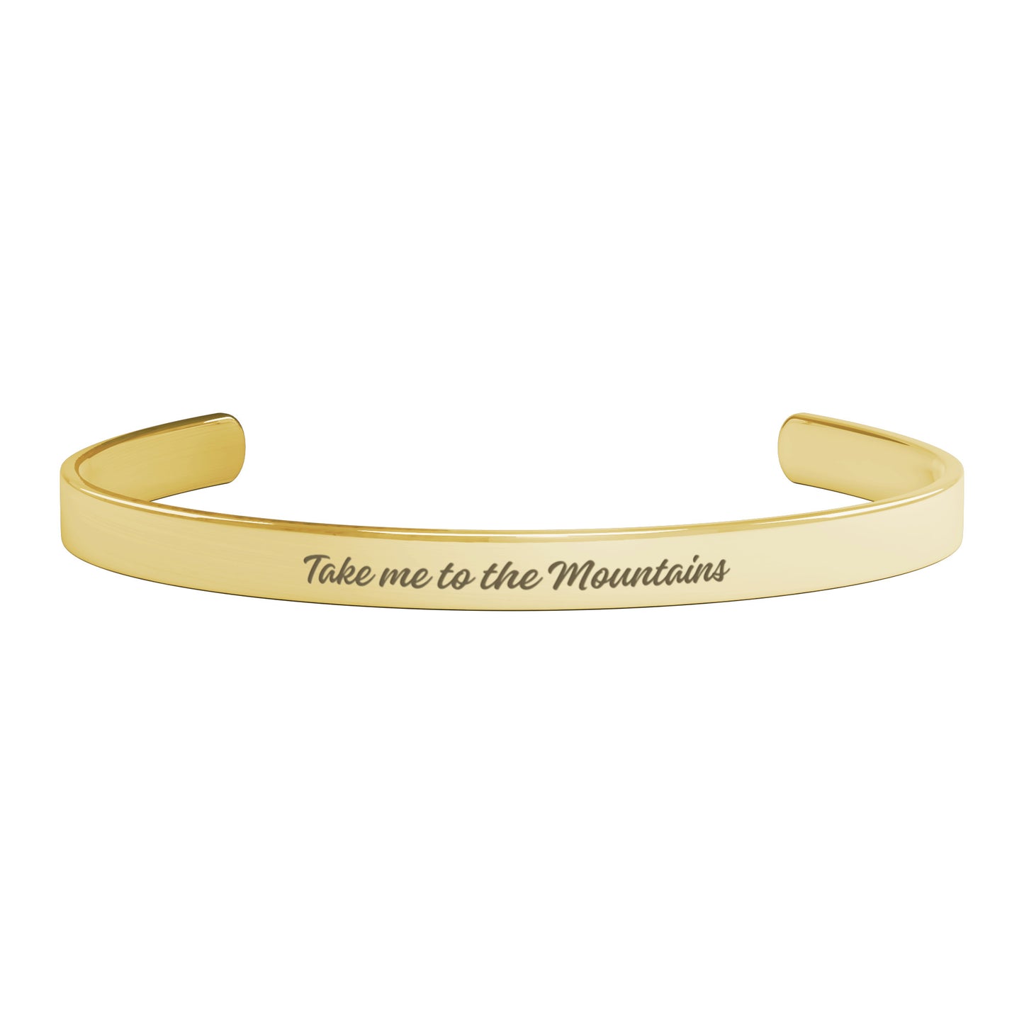 Take Me to the Mountains - Cuff Bracelet