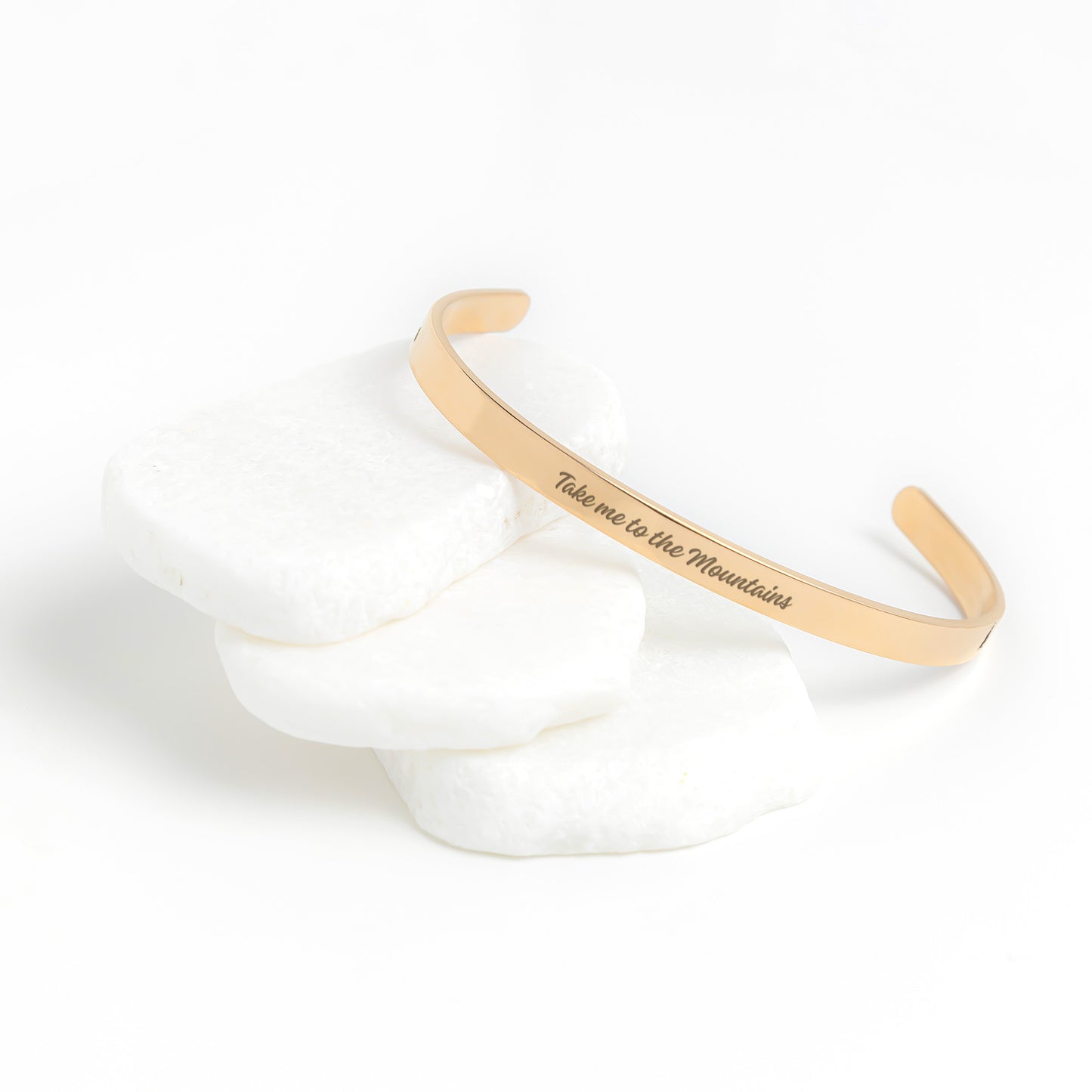 Take Me to the Mountains - Cuff Bracelet