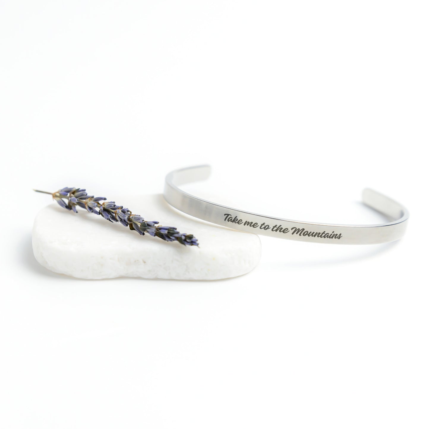 Take Me to the Mountains - Cuff Bracelet